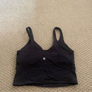 Lululemon align tank size 6 black cropped